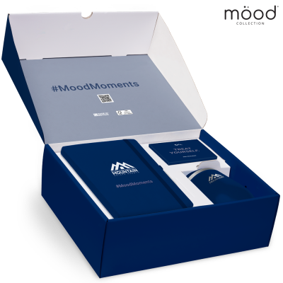 MOOD GIFT BOX 2 with A5 FSC Note Book, Coffee Tumbler & Hot Chocolate