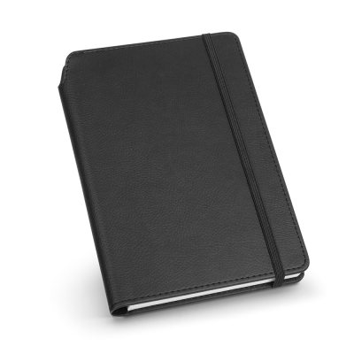 MORIAH A5 NOTE BOOK in PU with Lined x Sheet in Black