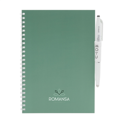 MOYU ERASABLE STONE PAPER NOTE BOOK SOFTCOVER 18 PAGES in Green