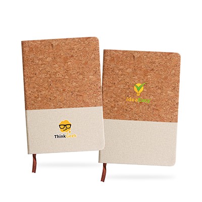 NATURAL CORK & COTTON A5 NOTE BOOK