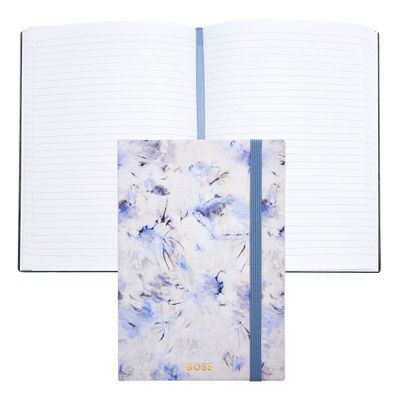 NOTE BOOK A5 TIE-DYE FLOWER VIOLET LINED