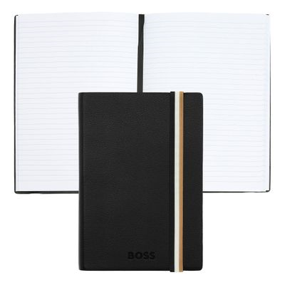 NOTE BOOK A6 ICONIC BLACK LINED