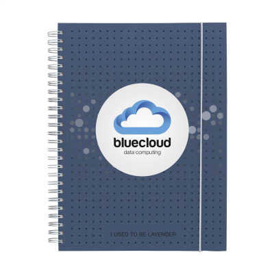 NOTE BOOK AGRICULTURAL WASTE A5 - HARDCOVER 100 PAPER in Lavender