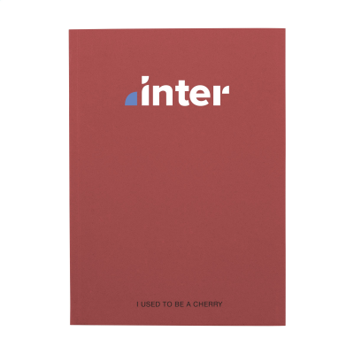 NOTE BOOK AGRICULTURAL WASTE A5 - SOFTCOVER 100 PAPER in Cherry