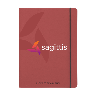 NOTE BOOK AGRICULTURAL WASTE A5 - SOFTCOVER 32 PAPER in Cherry