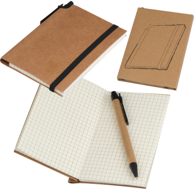 NOTE BOOK SMALL in Brown