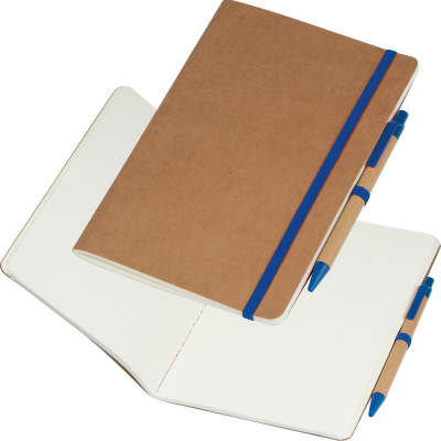 NOTE BOOK with Ball Pen in Blue