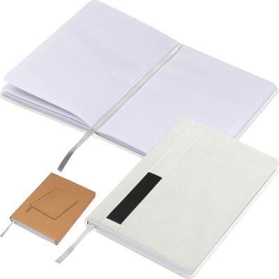 NOTE BOOK with Pocket A5 in White