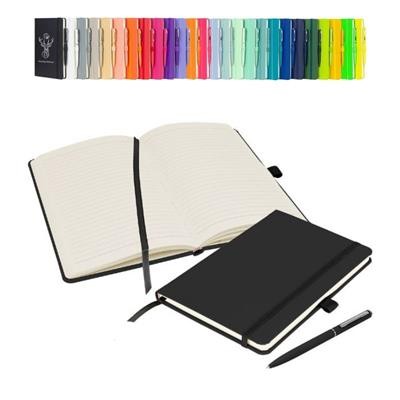 NOTES LONDON WILSON A5 NOTEBOOK & PEN in Black