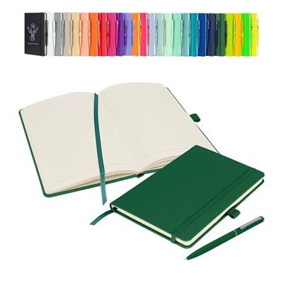 NOTES LONDON WILSON A5 NOTEBOOK & PEN in Green