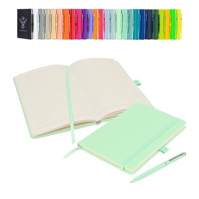 NOTES LONDON WILSON A5 NOTEBOOK & PEN in Pastel Mint