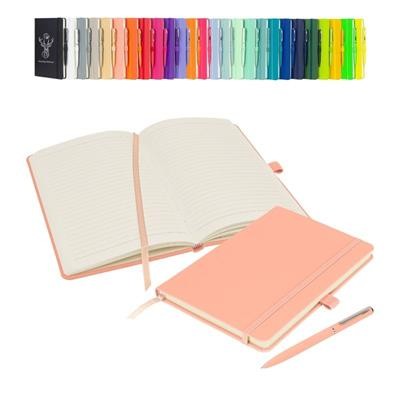 NOTES LONDON WILSON A5 NOTEBOOK & PEN in Pastel Pink