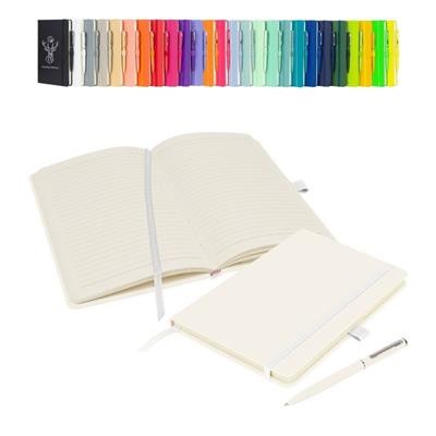 NOTES LONDON WILSON A5 NOTEBOOK & PEN in White