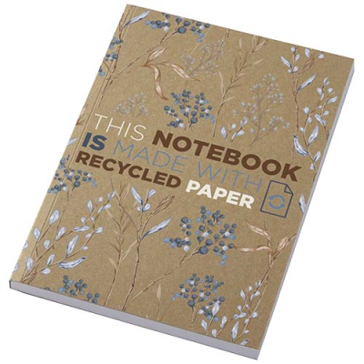 NOVELLA AUSTEN A5 RECYCLED SOFT COVER KRAFT NOTE BOOK - 100 x SHEET
