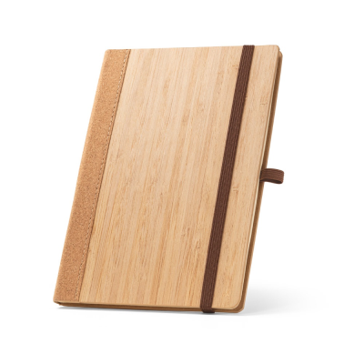 ORWELL A5 NOTE BOOK in Bamboo & Cork x Sheet with Lined x Sheet in Natural