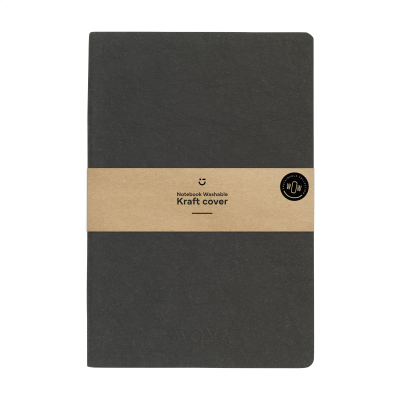 PAPER NOTE BOOK GRS WASHABLE KRAFT COVER A5 in Black
