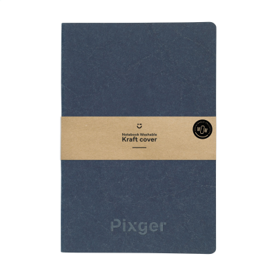PAPER NOTE BOOK GRS WASHABLE KRAFT COVER A5 in Blue
