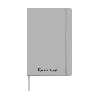 POCKET PAPER NOTE BOOK A5 in Silver - PROMOTIONAL CORPORATE GIFT