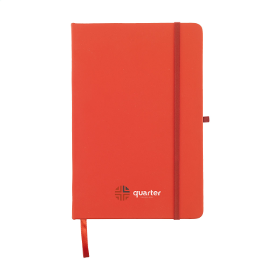 PORTA RPET PAPER NOTE BOOK A5 in Red - PROMOTIONAL CORPORATE GIFT