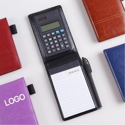 PORTABLE NOTE BOOK with Calculator