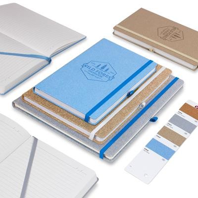 PRIMO ECO NOTE BOOK - JUTE, CORA, WOOD, LEATHER