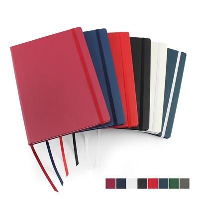 QUARTO CASEBOUND NOTE BOOK CHOOSE FROM 5 COLOURS in Vegan Recycled Como