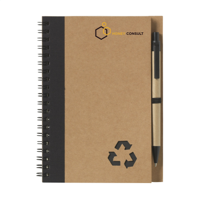 RECYCLE NOTE-L NOTE BOOK in Black