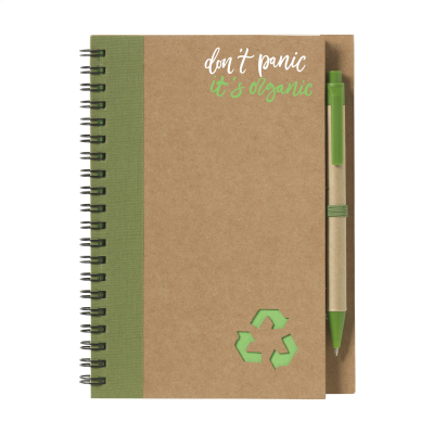 RECYCLE NOTE-L NOTE BOOK in Green