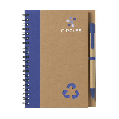 RECYCLE NOTE-L PAPER NOTE BOOK in Dark Blue