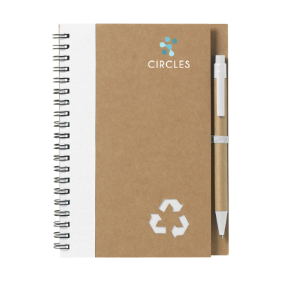 RECYCLE NOTE-L PAPER NOTE BOOK in White