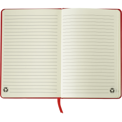 RECYCLED CARTON NOTE BOOK (A5) in Red
