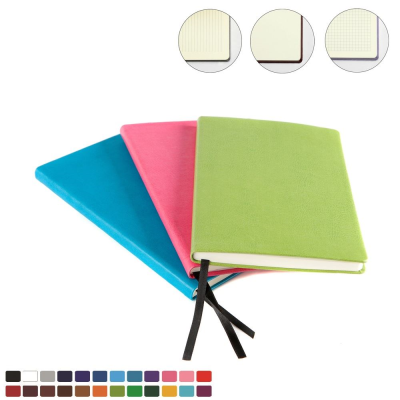 RECYCLED COMO A5 CASEBOUND NOTE BOOK CHOOSE FROM 8 COLOURS