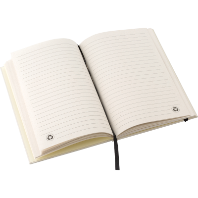 RECYCLED MILK CARTON NOTE BOOK (A5) in Black & White