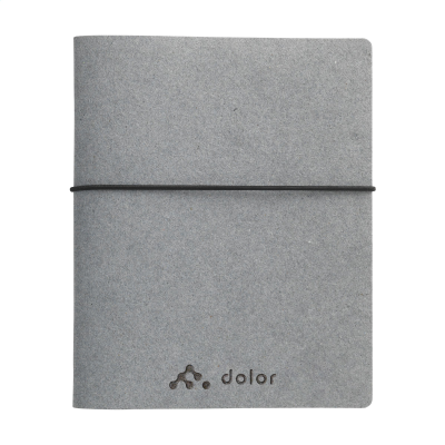 RECYCLED TEXTILE REFILLABLE PAPER NOTE BOOK A5 in Jeans