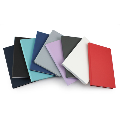 RECYCOPLUS RECYCLED & RECYCLABLE A5 CASEBOUND NOTE BOOK in 9 Colours