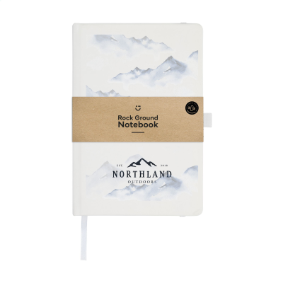 ROCK GROUND PAPER NOTE BOOK A5 in White