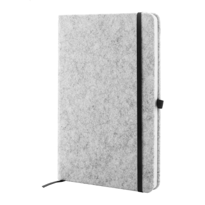 RPET FELT NOTE BOOK in Grey