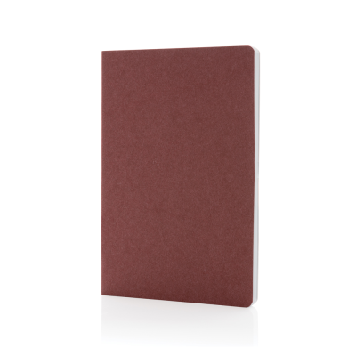 SALTON A5 GRS CERTIFIED RECYCLED PAPER NOTE BOOK in Cherry Red