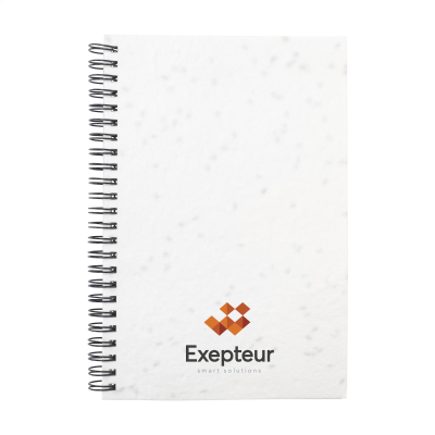 SEEDS PAPER NOTE BOOK A5 in White