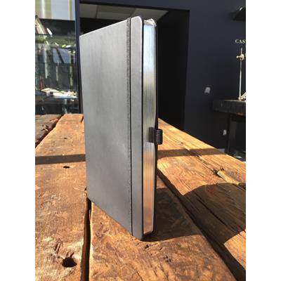 SILVER TUCSON EDGE MEDIUM RULED NOTE BOOK