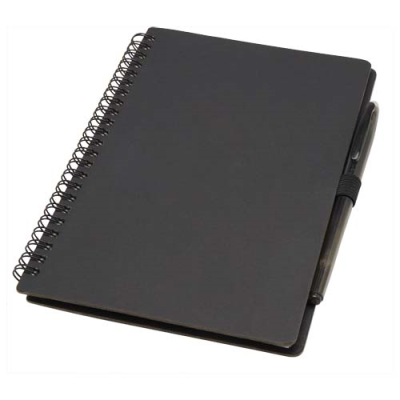 SLATE A5 REUSABLE HARD COVER NOTE BOOK AND PEN SET (BLACK INK)