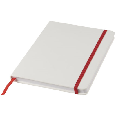 SPECTRUM A5 WHITE NOTE BOOK with Colour Strap
