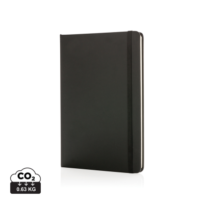 STANDARD HARDCOVER PU NOTE BOOK A5 in Black