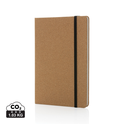 STONELEAF A5 CORK AND STONEPAPER NOTE BOOK in Brown