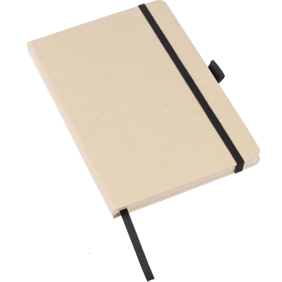 SUGARCANE NOTE BOOK (APPROX A5) in Black