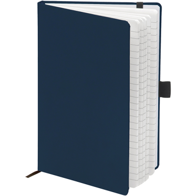 SUNDRIDGE ECO A5 RECYCLED PU NOTE BOOK in Blue Navy