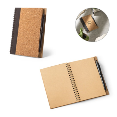 VICENTE B6 NOTE BOOK in Cork & Recycled Polyester