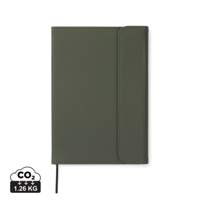 VINGA BALTIMORE GRS CERTIFIED PAPER & PU NOTE BOOK in Green