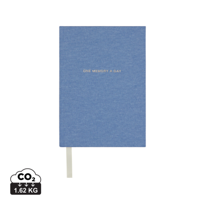 VINGA ONE MEMORY a DAY GRS RECYCLED PAPER JOURNAL in Blue