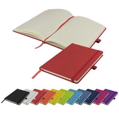 WATSON A5 BUDGET LINED SOFT TOUCH PU NOTE BOOK 160 PAGES in Red